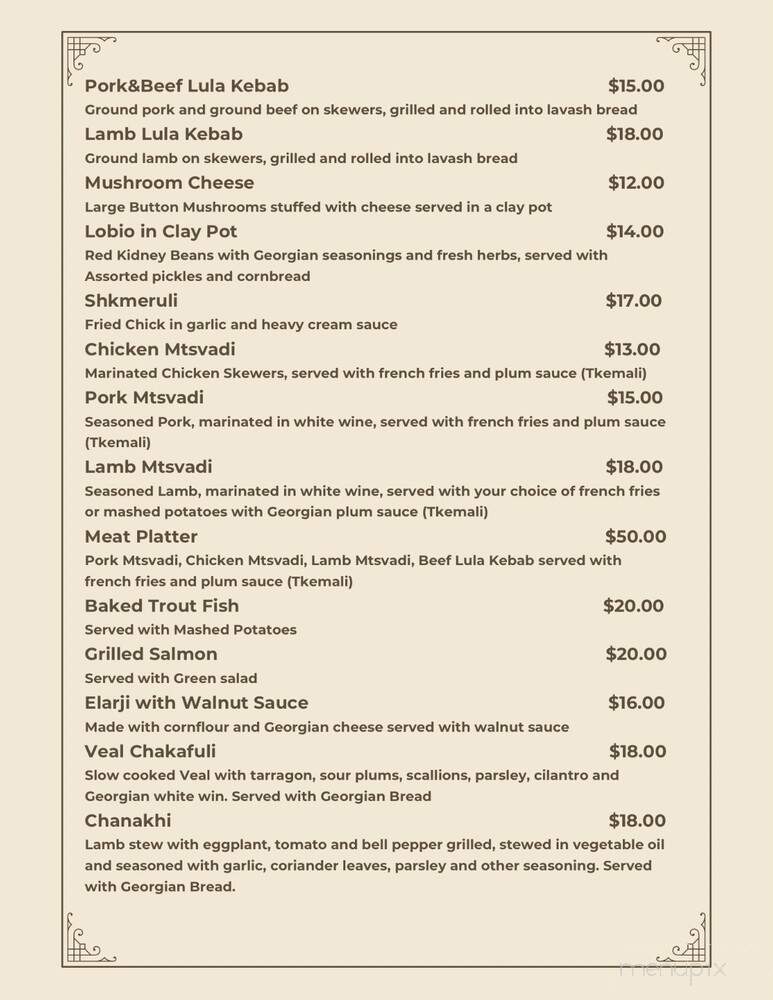 Georgian Chef - Howell, NJ