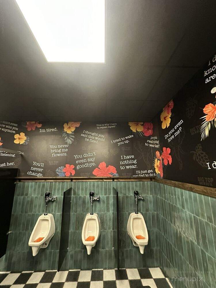 Big Top Brewing - Sarasota, FL menu_pic