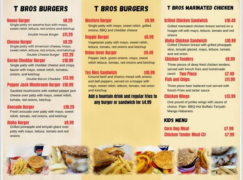 Tahoe Bros Charbroiled Burgers - South Lake Tahoe, CA menu_pic