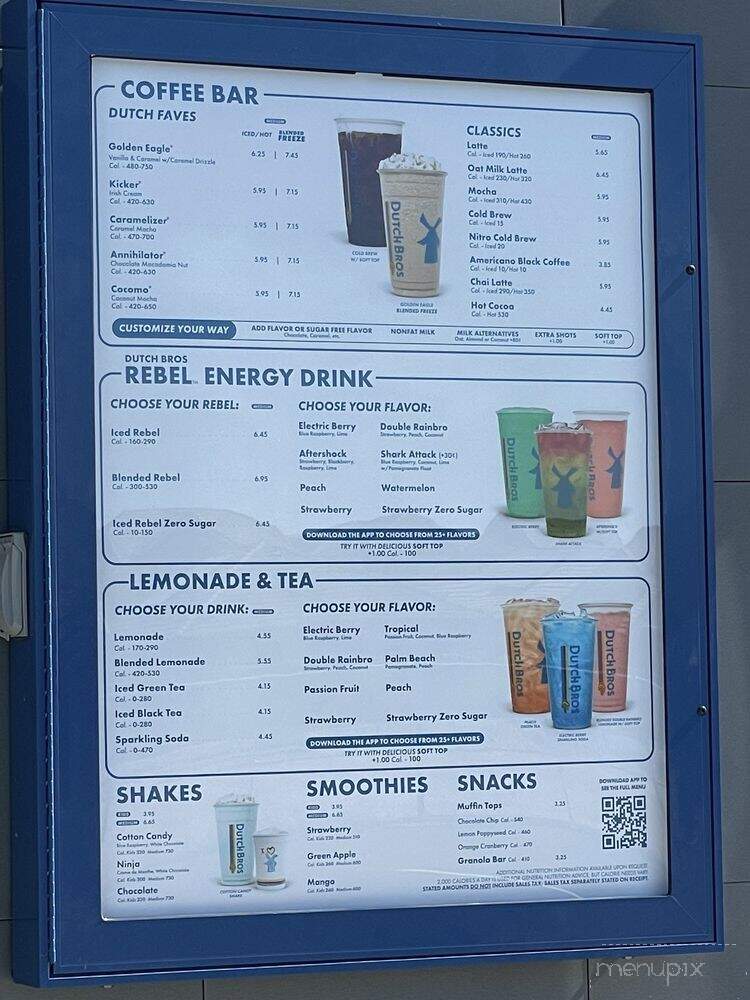 Dutch Bros Coffee - Rocklin, CA menu_pic