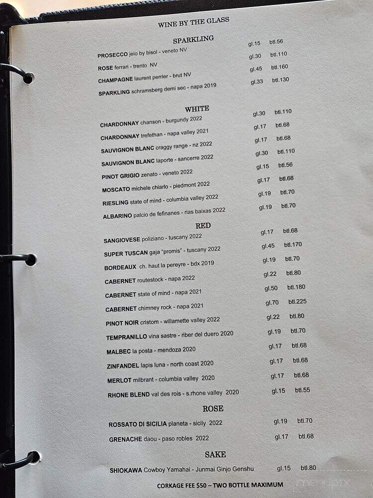 Gordon Ramsay Restaurants - St. Louis, MO menu_pic