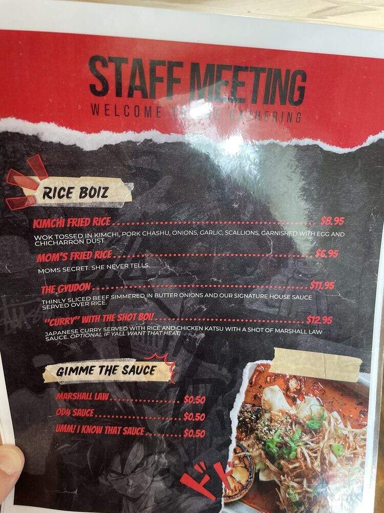 Staff Meeting - Minneapolis, MN menu_pic
