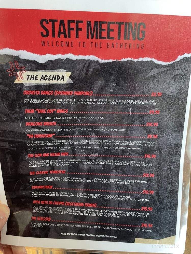 Staff Meeting - Minneapolis, MN menu_pic