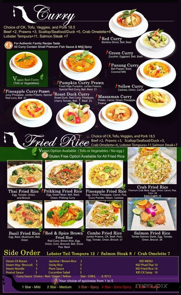 Thai Wisdom Lounge - Edmonds, WA menu_pic