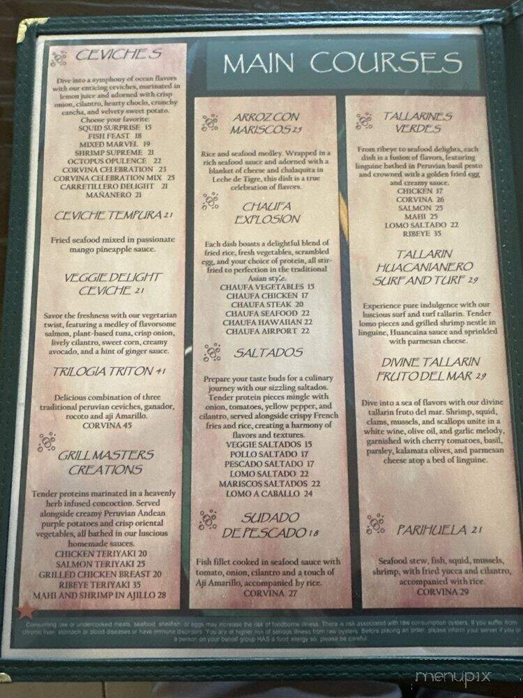 Ceviche Tempura - Miami, FL menu_pic