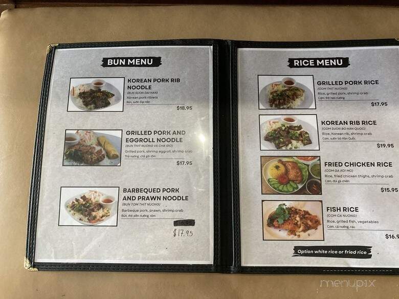 Pho Viet - Morehead City, NC menu_pic
