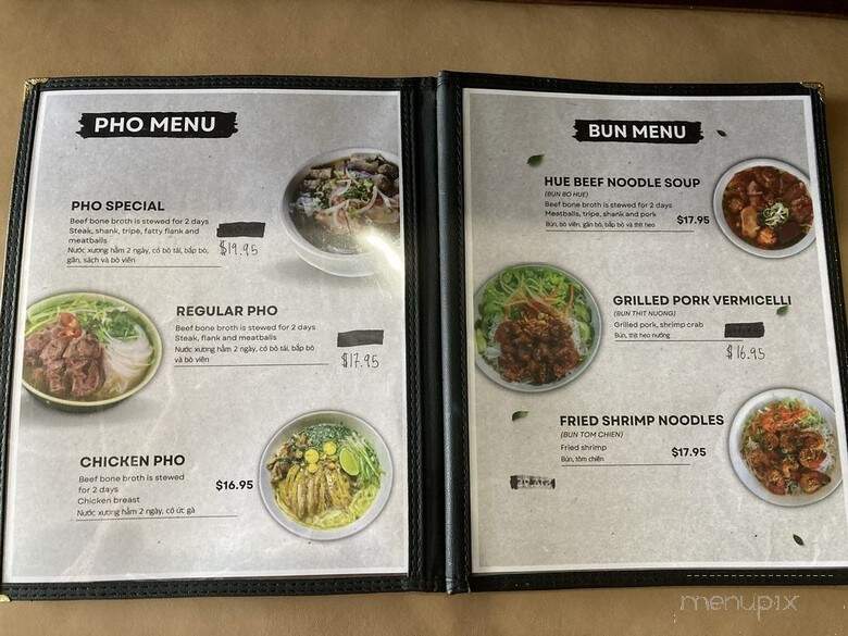 Pho Viet - Morehead City, NC menu_pic