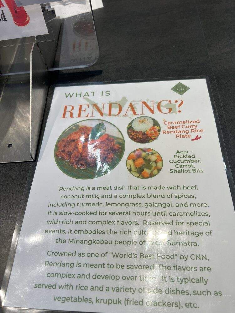 Nusa - Emeryville, CA menu_pic