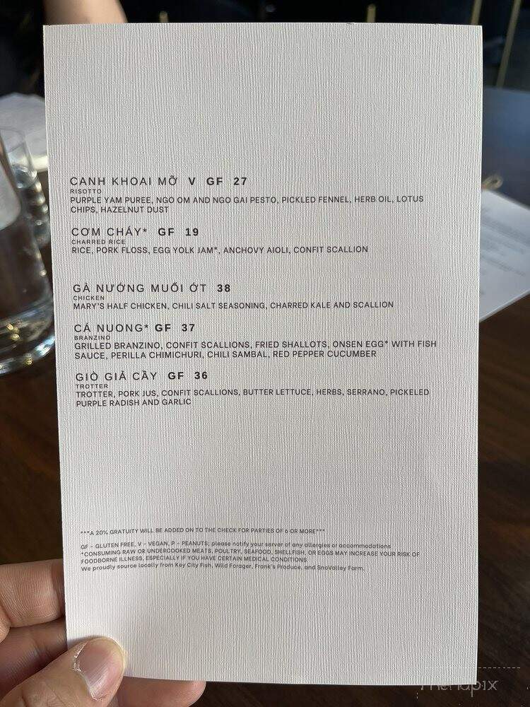 Ramie - Seattle, WA menu_pic