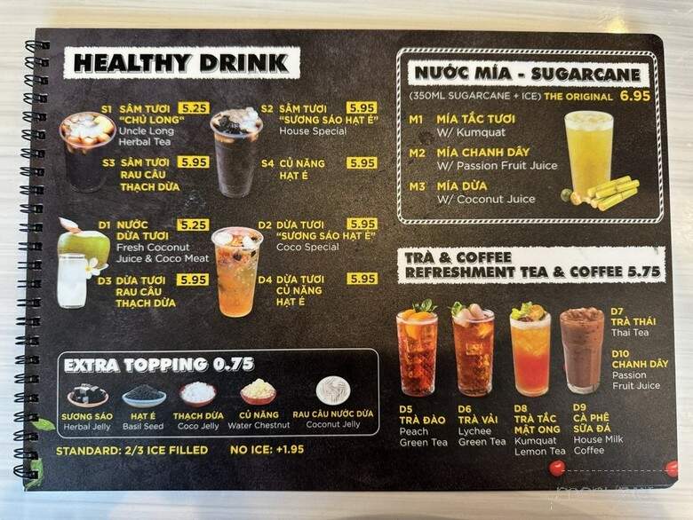 Chu Long - Garden Grove, CA menu_pic