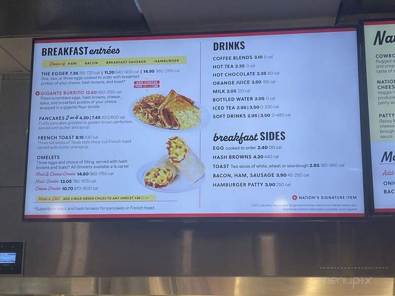 Nation's Giant Hamburgers - Arlington, TX menu_pic