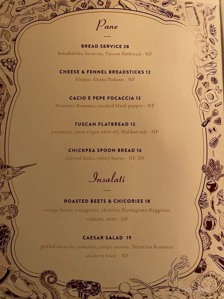La Padrona Boston - Boston, MA menu_pic