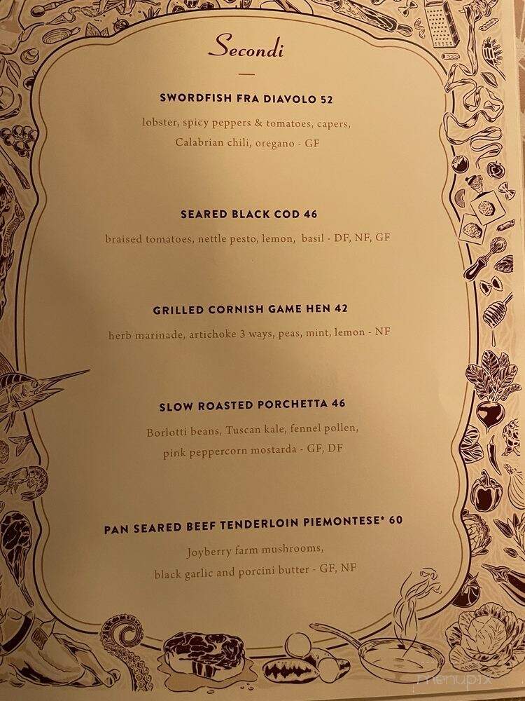 La Padrona Boston - Boston, MA menu_pic