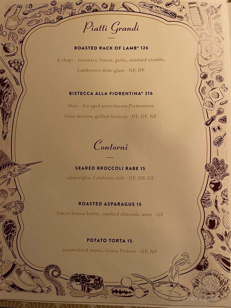 La Padrona Boston - Boston, MA menu_pic