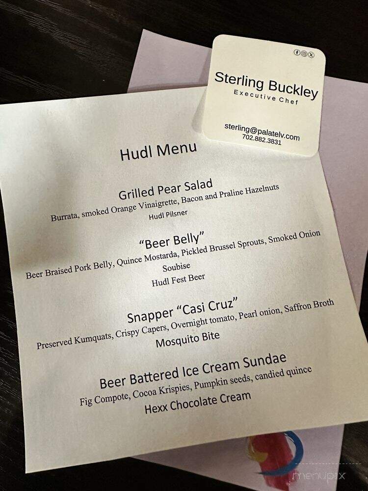 Palate - Las Vegas, NV menu_pic