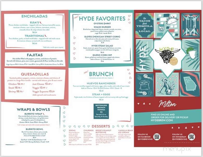 Hyde Brewing - Milton, GA menu_pic
