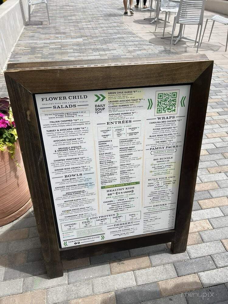 Flower Child - Charlotte, NC menu_pic