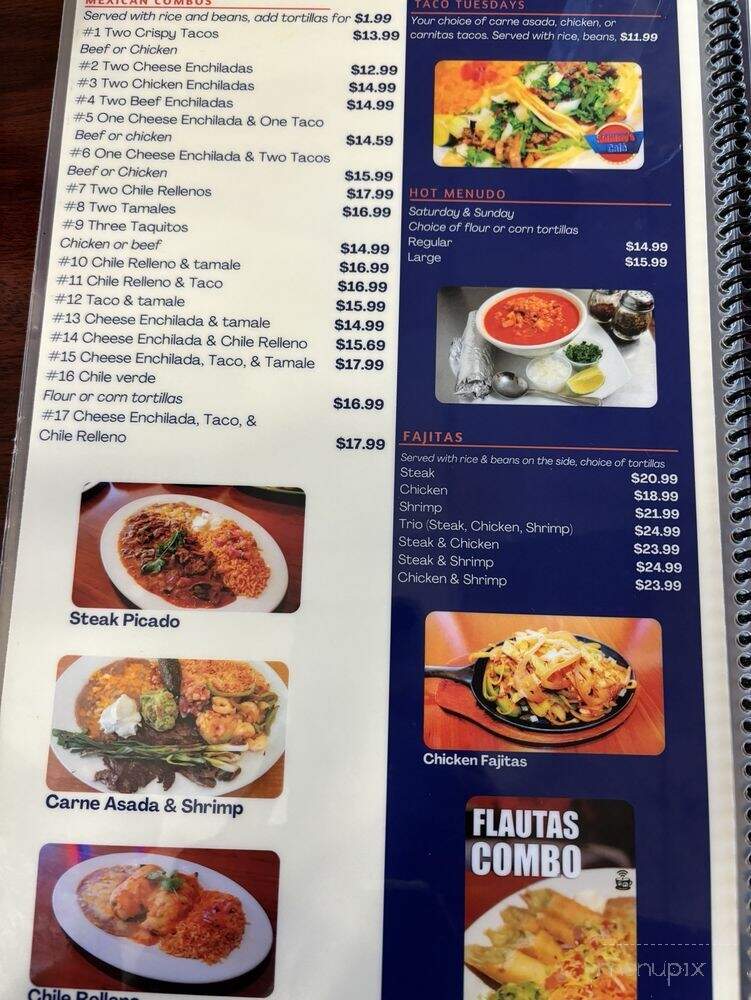 Sammy's Cafe - Calimesa, CA menu_pic