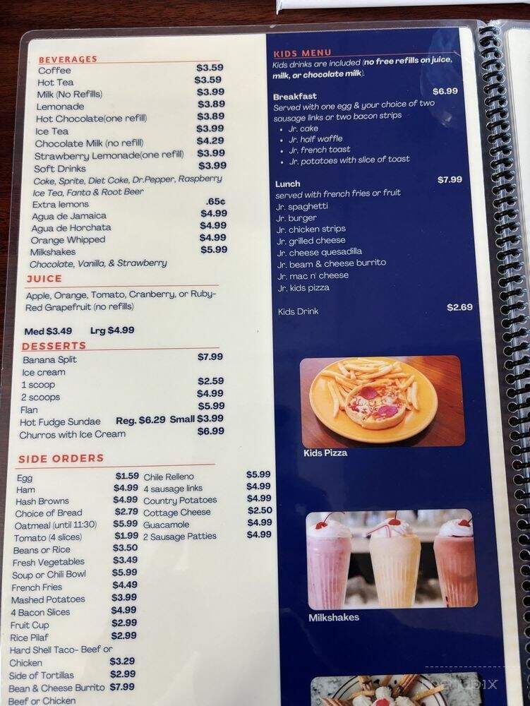 Sammy's Cafe - Calimesa, CA menu_pic
