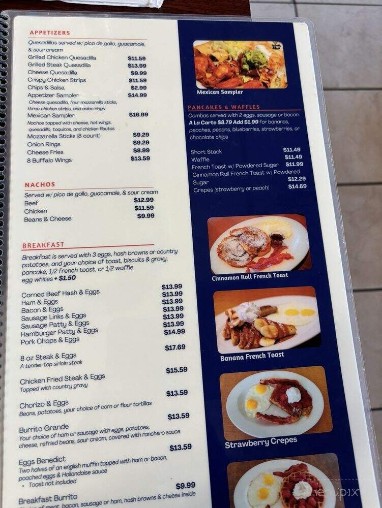 Sammy's Cafe - Calimesa, CA menu_pic