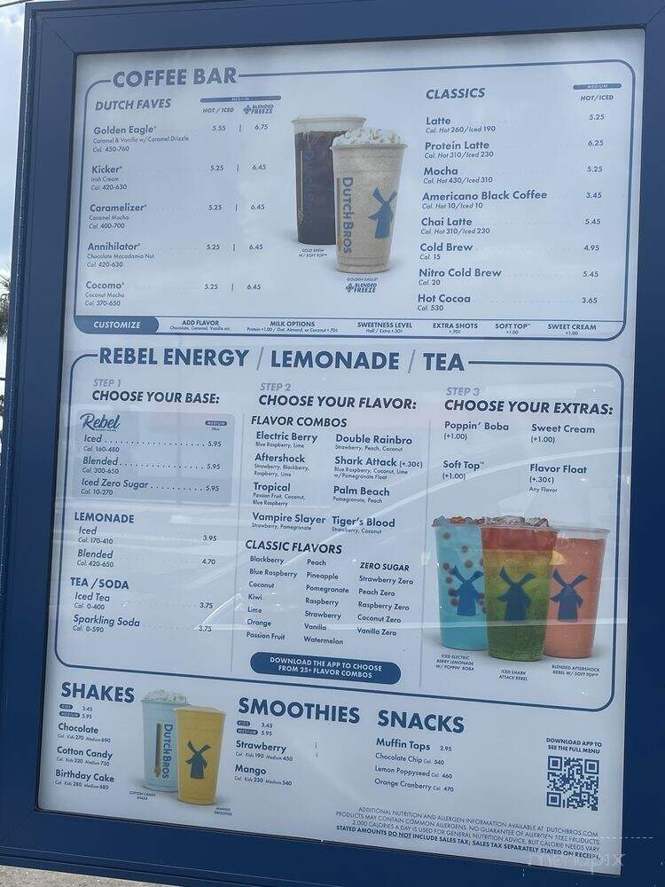 Dutch Bros Coffee - Winter Park, FL menu_pic
