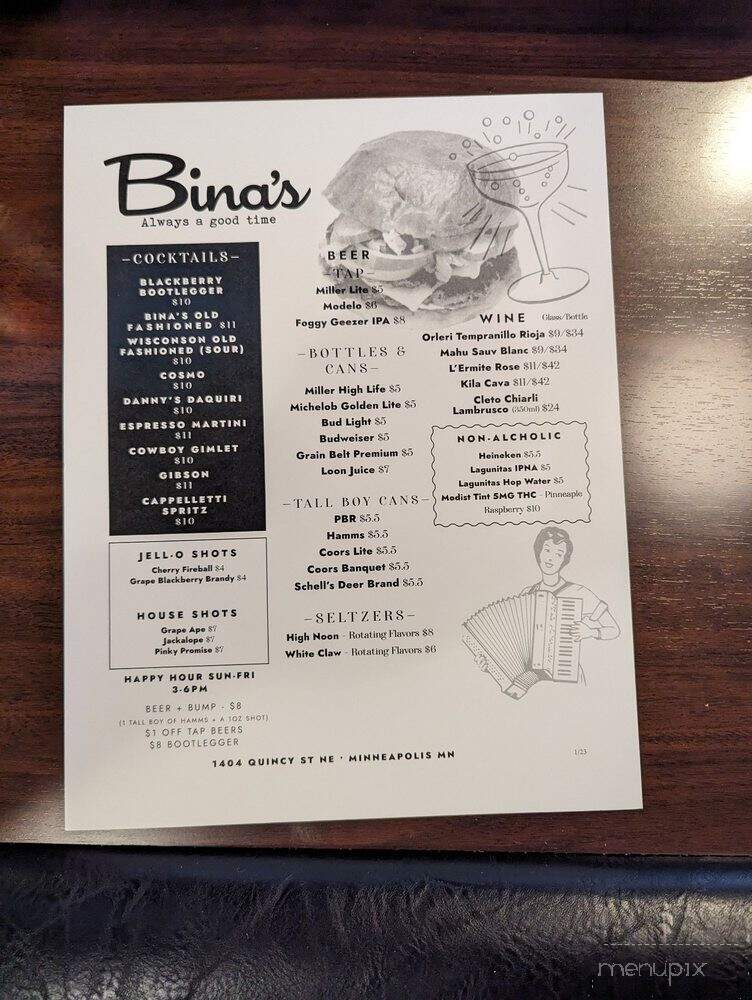 Bina's - Minneapolis, MN