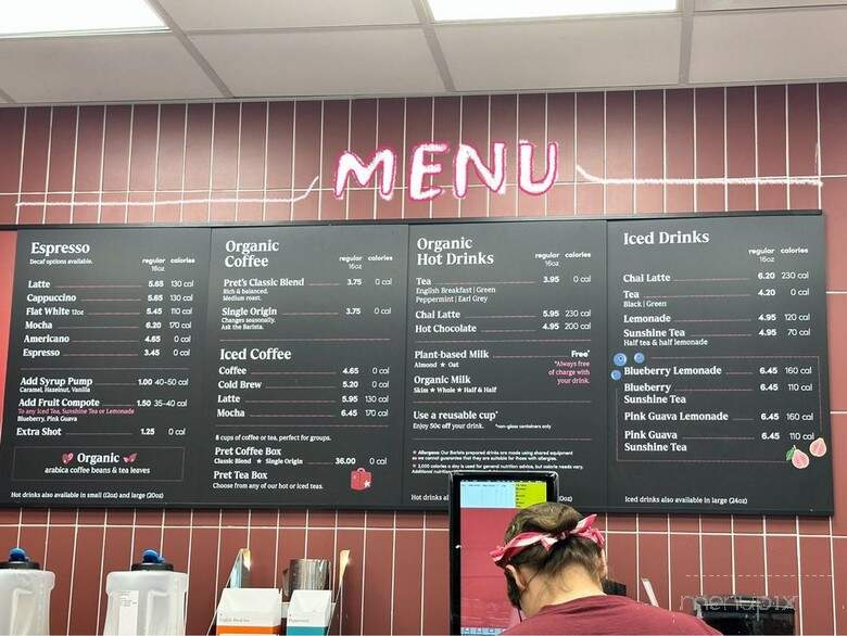 Pret A Manger - Los Angeles, CA menu_pic