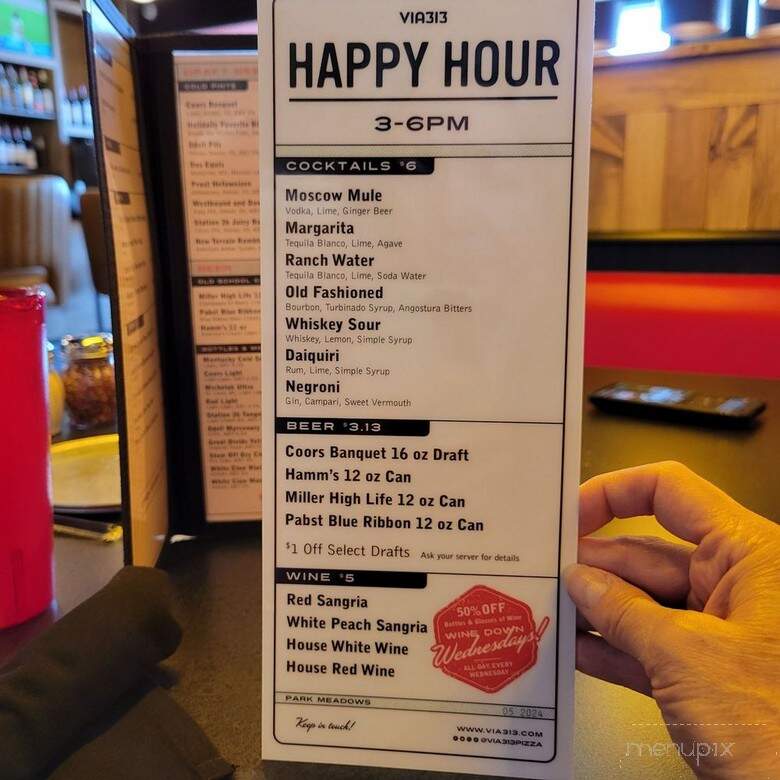 Via 313 Pizza - Centennial, CO menu_pic