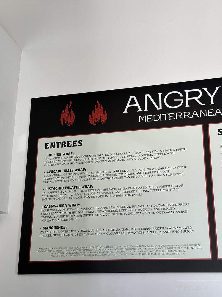 Angry AL's - Huntington Beach, CA menu_pic