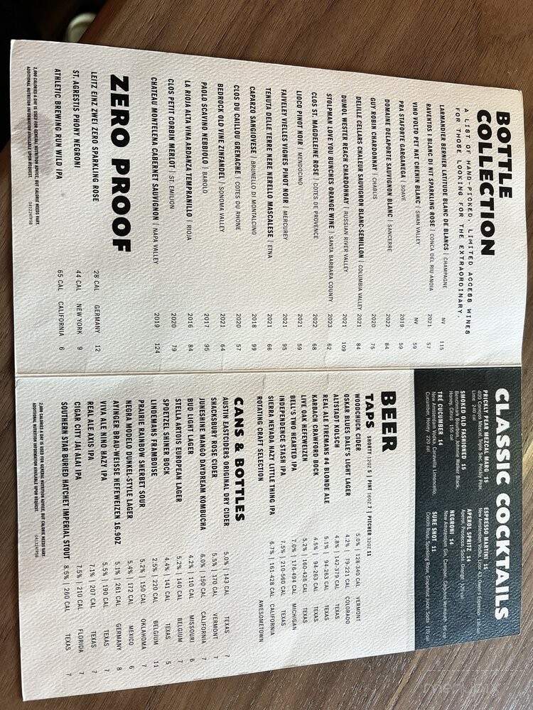 Postino South Broadway - San Antonio, TX menu_pic