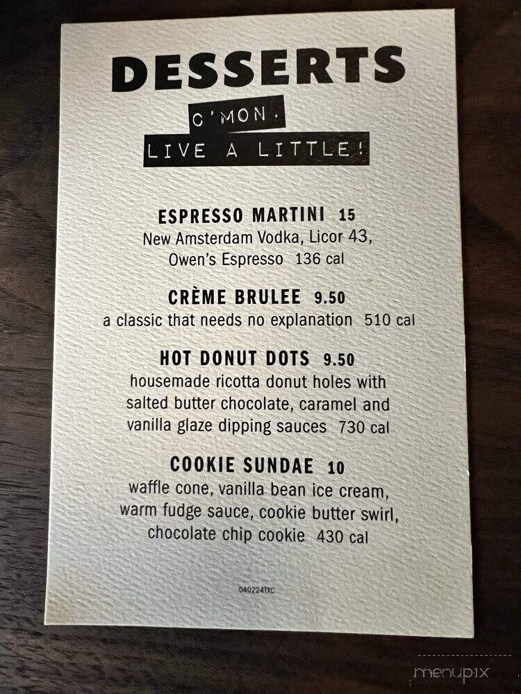 Postino South Broadway - San Antonio, TX menu_pic