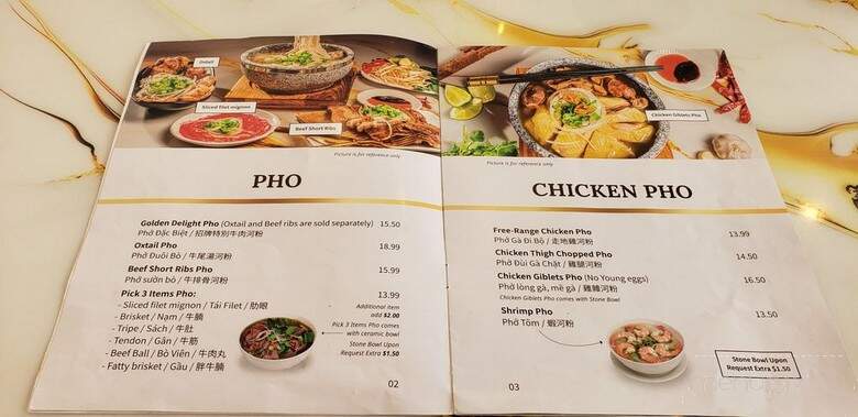 Golden Delight - Rosemead, CA menu_pic