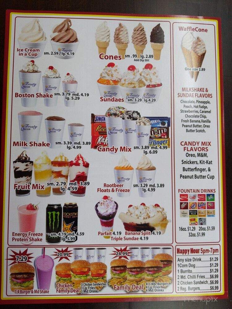 Queen Drive-IN - Victorville, CA menu_pic