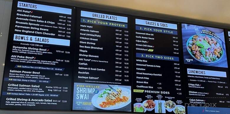 California Fish Grill - Costa Mesa, CA menu_pic