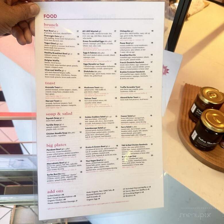 Parakeet Cafe - Beverly Hills, CA menu_pic