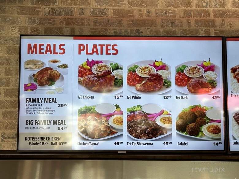Zankou Chicken - Long Beach, CA menu_pic