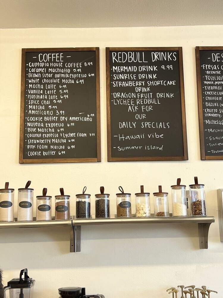 Cuptopia - Westminster, CA menu_pic