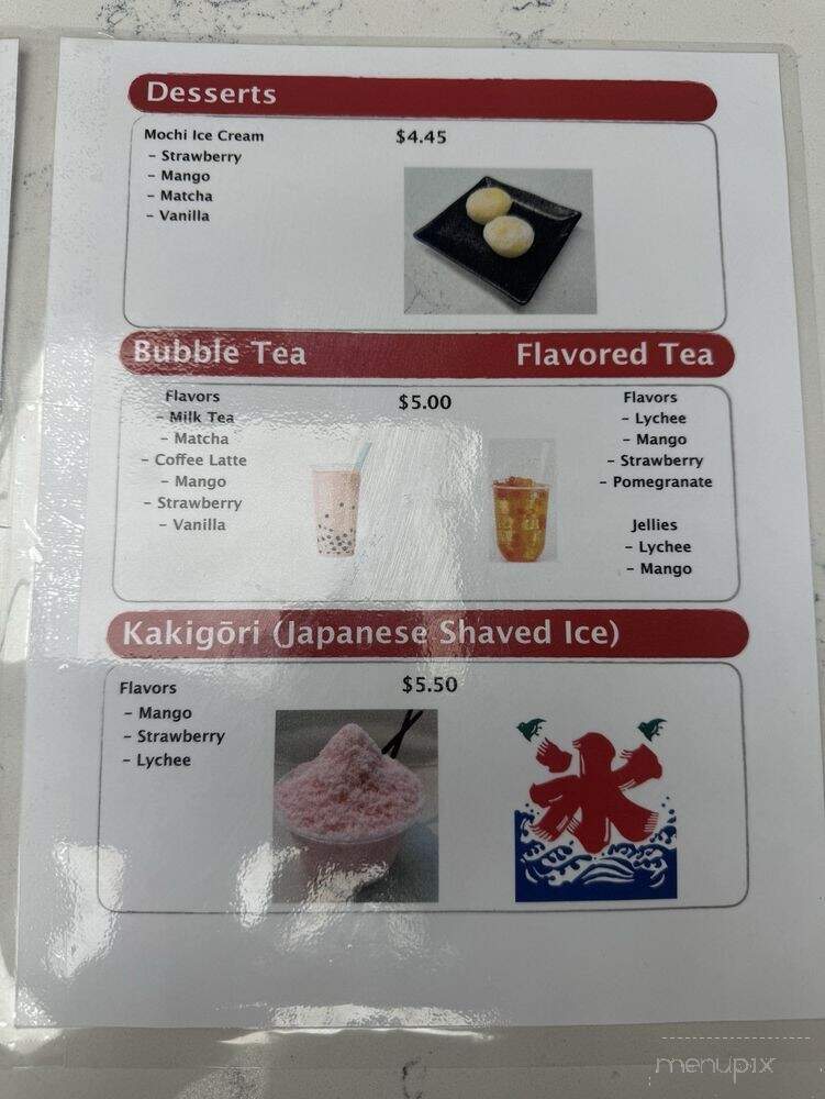 Ramen Musashi - Ardsley, NY menu_pic