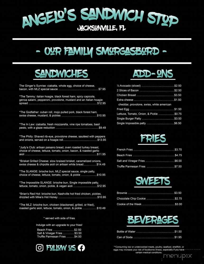 Angelo's Sandwich Stop - Jacksonville, FL