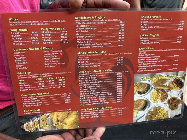 Wing Guys - Vicksburg, MS menu_pic