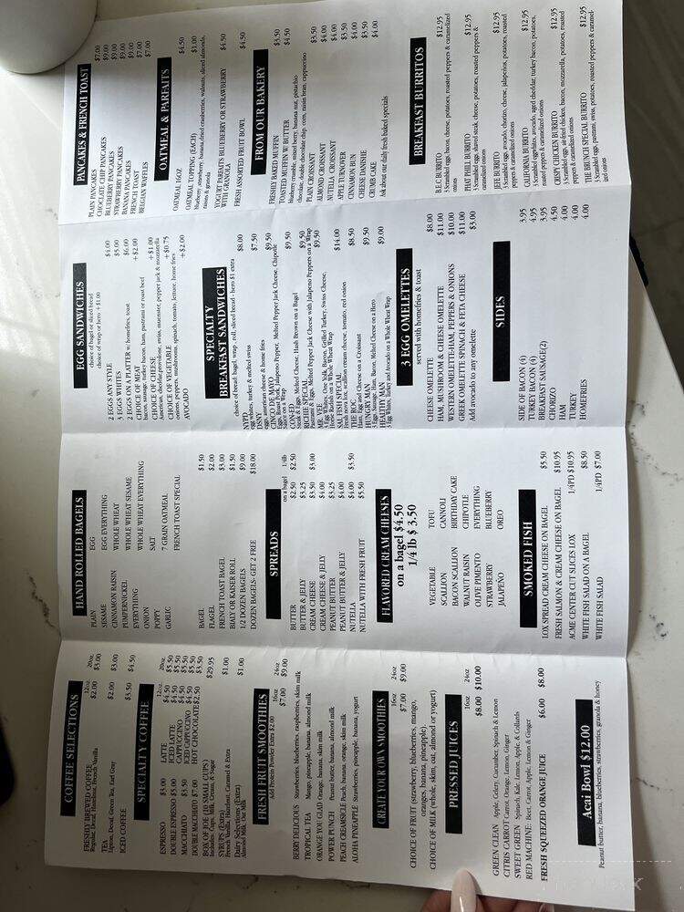 Maspeth Bagel and Sandwich Shop - Maspeth, NY menu_pic