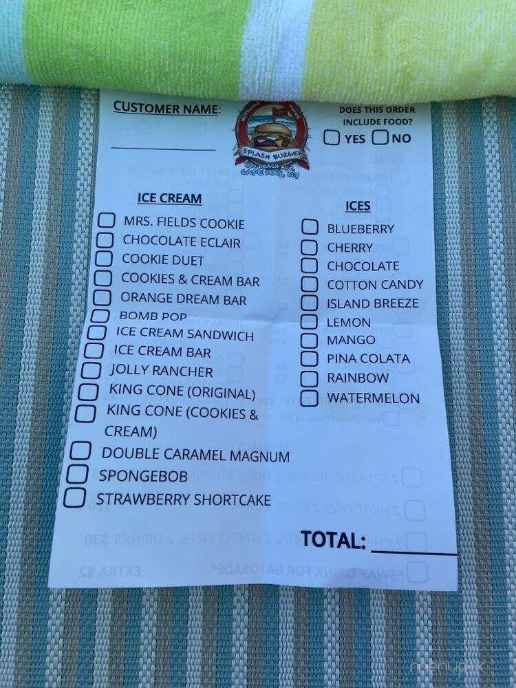 Smash Shack - Cape May, NJ menu_pic