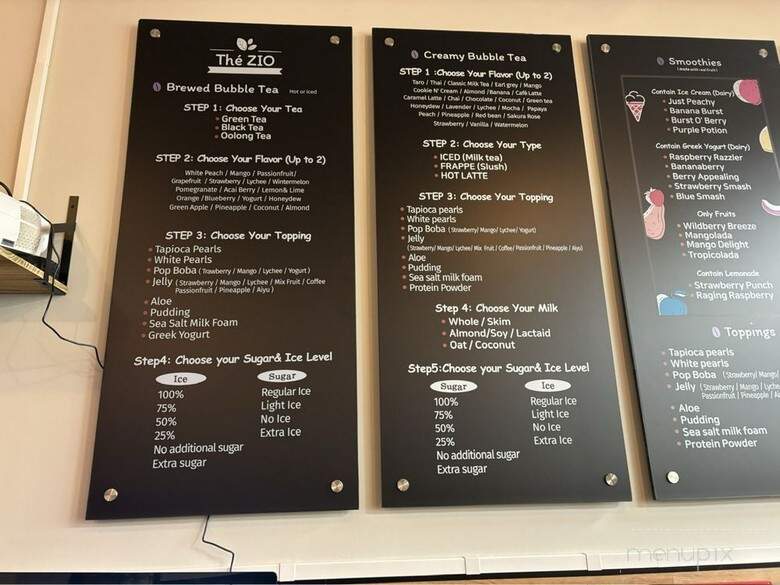 The Zio - Milltown, NJ menu_pic