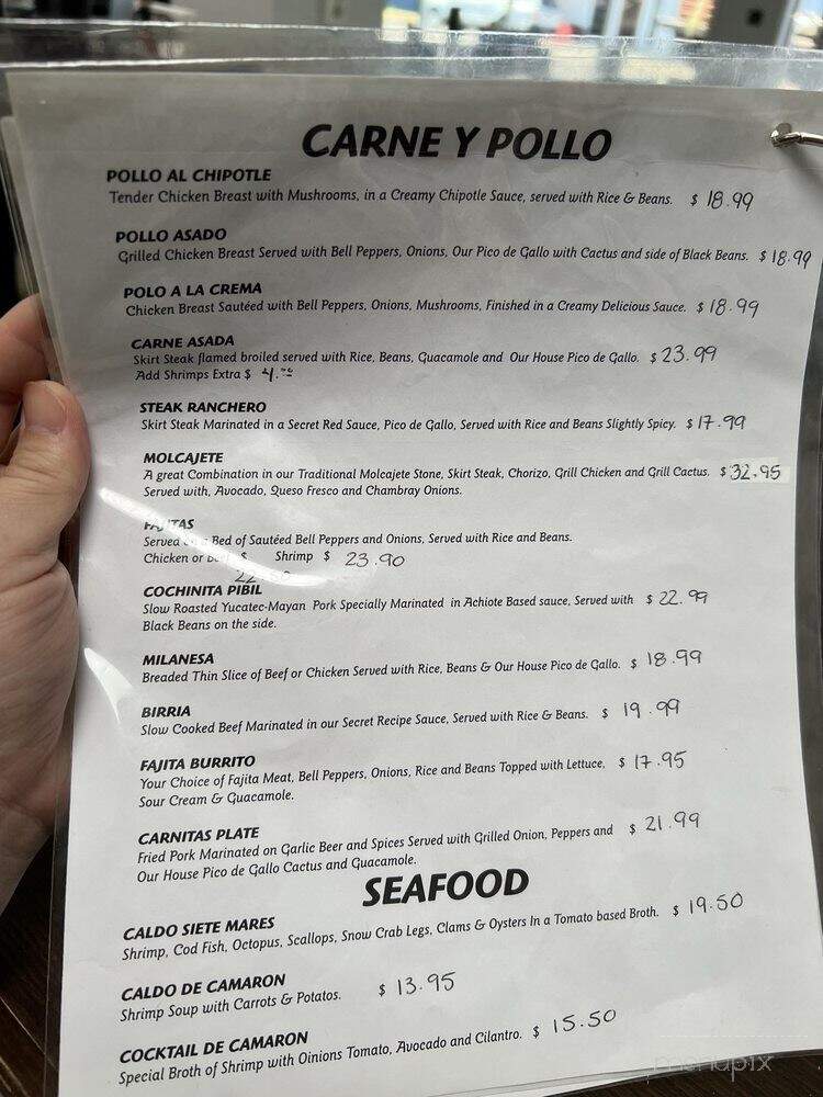 El Gran Taco Restaurant & Bar - Seattle, WA menu_pic