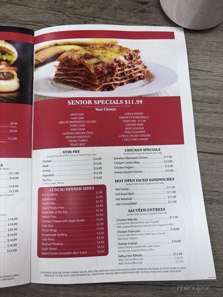 Trindle Family Restaurant - Mechanicsburg, PA menu_pic