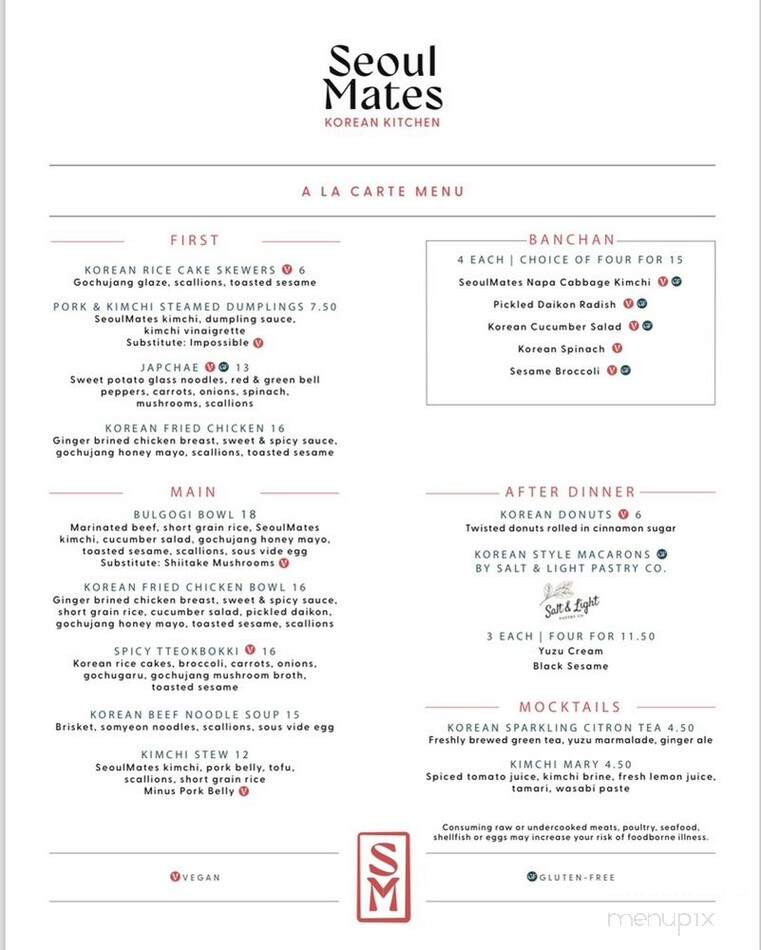 SeoulMates Korean Kitchen - Lancaster, PA menu_pic