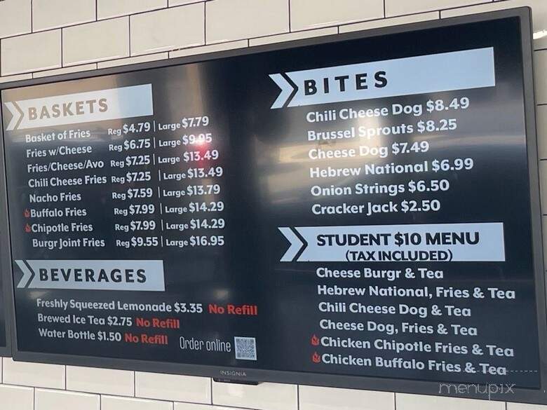The Burgr Joint - Brawley, CA menu_pic