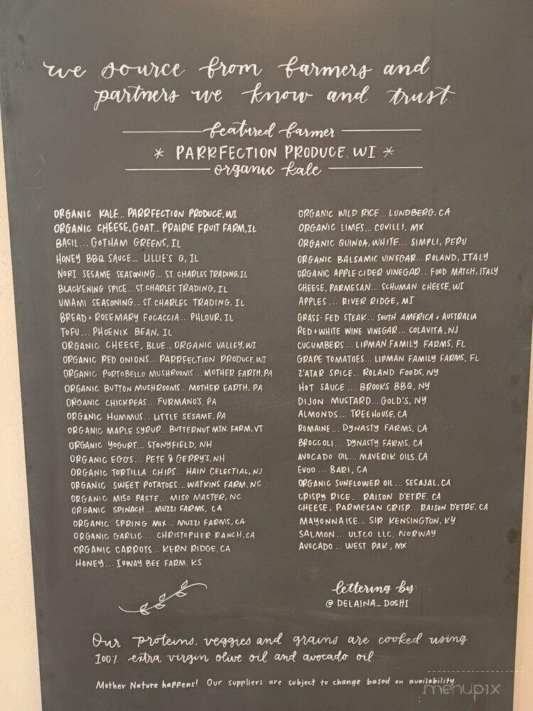 sweetgreen - Chicago, IL menu_pic