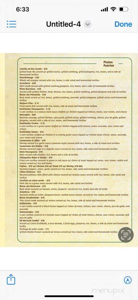 Mi Mariachi - Jersey City, NJ menu_pic