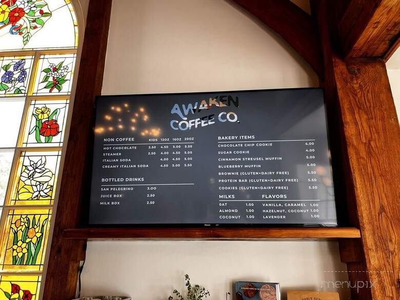The Awaken House - Spring Hill, TN menu_pic